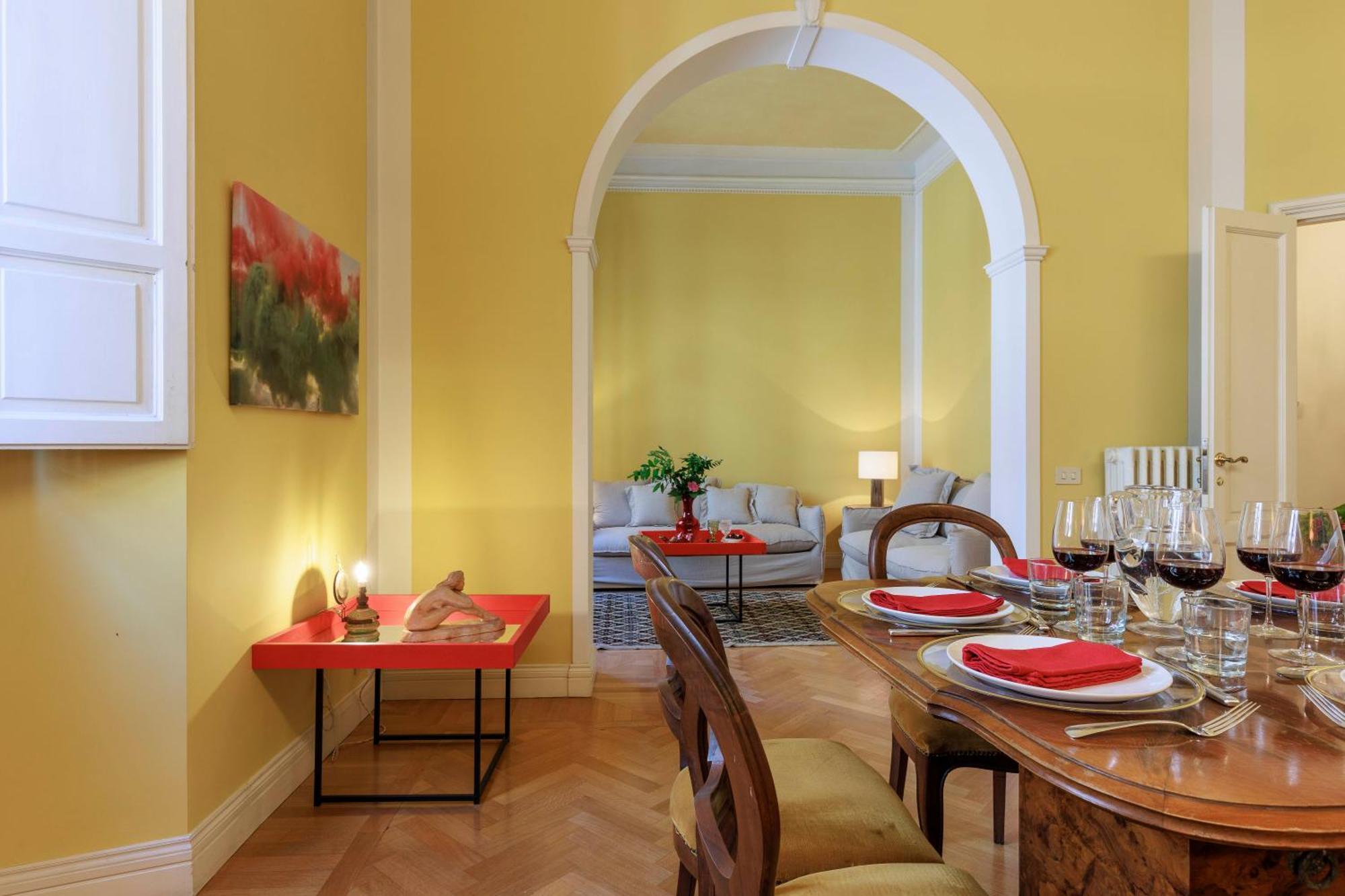 Florence Huge Apartment With Private Garden Exterior photo